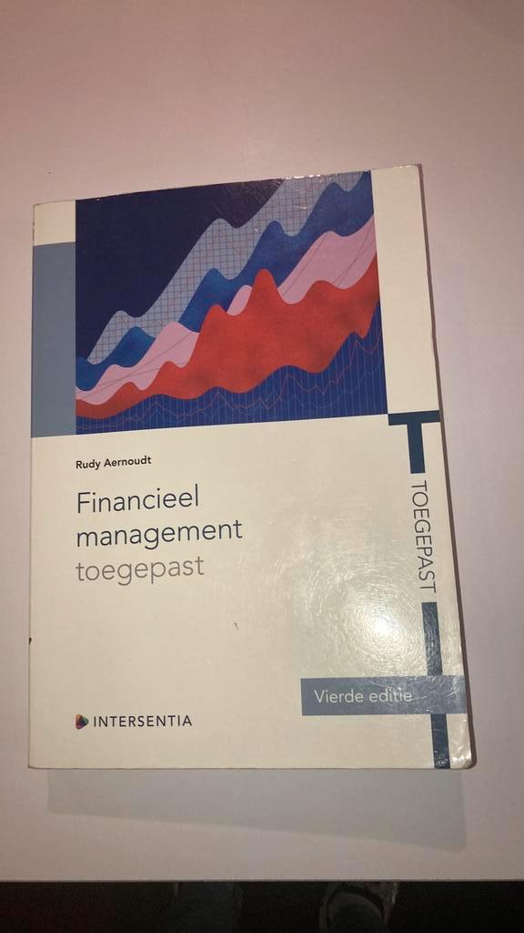 Financieel management toegepast (vierde editie), Boeken, Economie, Management en Marketing, Management, Ophalen of Verzenden