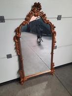 Glazen Spiegel met Luxe Ornament Kader – Goud 133 x 72 cm, Ophalen, Overige vormen, 100 tot 150 cm, Minder dan 100 cm