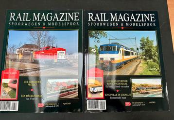 Set van 2 „rail magazine” tijdschriften in het Nederlands 