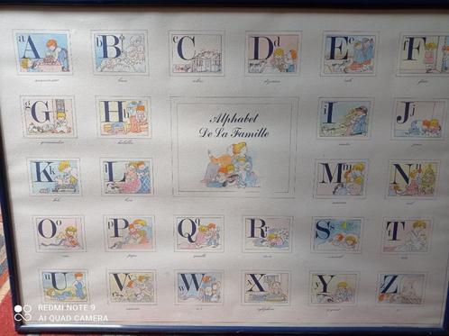 Posters Junior encadrés : Alphabet et Animaux de la Ferme, Kinderen en Baby's, Kinderkamer | Inrichting en Decoratie, Gebruikt