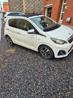 Peugeot 108 Open Air 2015, Auto's, Voorwielaandrijving, Stof, Zwart, Cabriolet