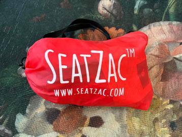 Seatzac opblaasbare zitzak - cherry red - nieuw beschikbaar voor biedingen