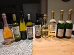 9 flessen allerhande wijn, rosé,..., Verzamelen, Ophalen, Witte wijn