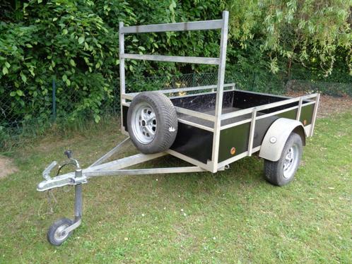 enkelas galva 2.10 x 1.25m id plaat 750kg nieuw lagers/bodem, Auto diversen, Aanhangers en Bagagewagens, Gebruikt, Ophalen