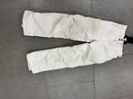 Witte ski broek, Kleding | Dames, Wintersportkleding, Ophalen, Zo goed als nieuw, Maat 36 (S), Broek