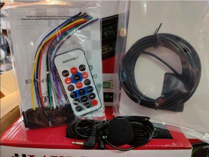 lakro autoradio BT-USB-AUX-DAB-EXTERN MICRO, Auto diversen, Autospeakers