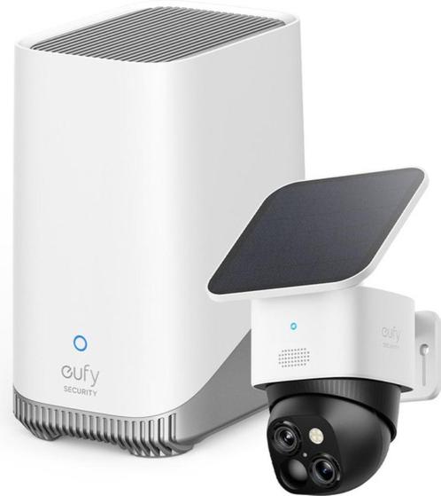 Eufy Security SoloCam S340 - 360 Buitencamera + Homebase 3, Audio, Tv en Foto, Overige Audio, Tv en Foto, Nieuw, Ophalen