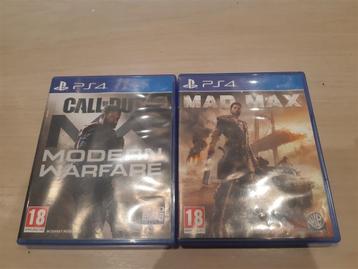 Sony Playstation 4 games 2 spelletjes beschikbaar voor biedingen