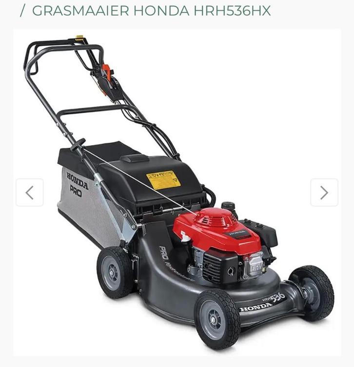 machine à gazon Honda, Jardin & Terrasse, Tondeuses à gazon, Utilisé, Tondeuses à gazon à essence, 50 cm ou plus, Sac de ramassage