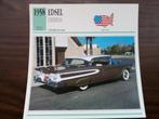 Edsel, Excalibur, Gaylord, General Motors, Hudson - Fiches, Ophalen of Verzenden, Zo goed als nieuw, Auto's