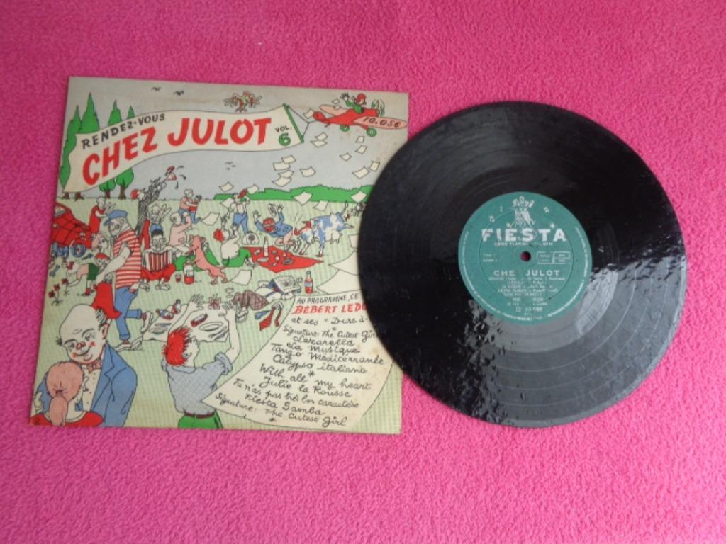 Vinyle accordéon 33 tours. "Chez JULOT".Vintage, Enlèvement ou Envoi, Utilisé, Autres formats, Autres genres