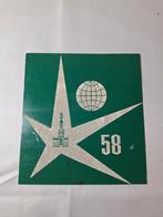 Mooi blikken bord Expo 58 Brussel Lucien De Rouck, Ophalen of Verzenden, Gebruikt, Reclamebord