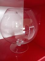 Glazen bokaal vaas glas wonen inrichting interieur, Glas, Ophalen of Verzenden