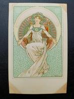 Alphonse Mucha Originele BriefKaart Art Nouveau, Verzenden