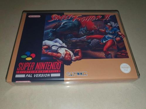 Street Fighter 2 SNES Game Case, Games en Spelcomputers, Games | Nintendo Super NES, Zo goed als nieuw, Verzenden