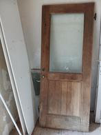 Porte bois double vitrage, Bricolage & Construction, Double vitrage, 160 cm ou plus, Enlèvement, Utilisé