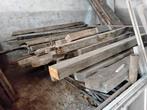 oude eiken balken van afbraak., Doe-het-zelf en Bouw, Hout en Planken, Ophalen, Gebruikt, Eiken