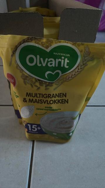 7 paquets d’olvarit multigrains pour bébé à partir de 15mois