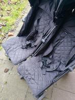 Dubbele kinder buggy, Ophalen, Zo goed als nieuw, Overige merken, Verstelbare rugleuning