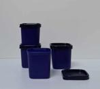 Tupperware™ « Ramekin Micro Urban Familly » x 4 - blauw, Huis en Inrichting, Verzenden, Nieuw, Blauw, Bus of Trommel