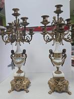 Paire de chandeliers., Antiquités & Art, Enlèvement