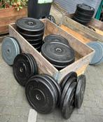 Crossmaxx Olympische Bumperplates 155 kg, Ophalen, Gebruikt, Benen, Halterschijven