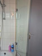 Paroi de douche en verre trempé 150x50cm., Bricolage & Construction, Enlèvement, Inox, Douche