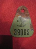 Fietsplaat Limburg 1935 email taksplaat, Verzenden