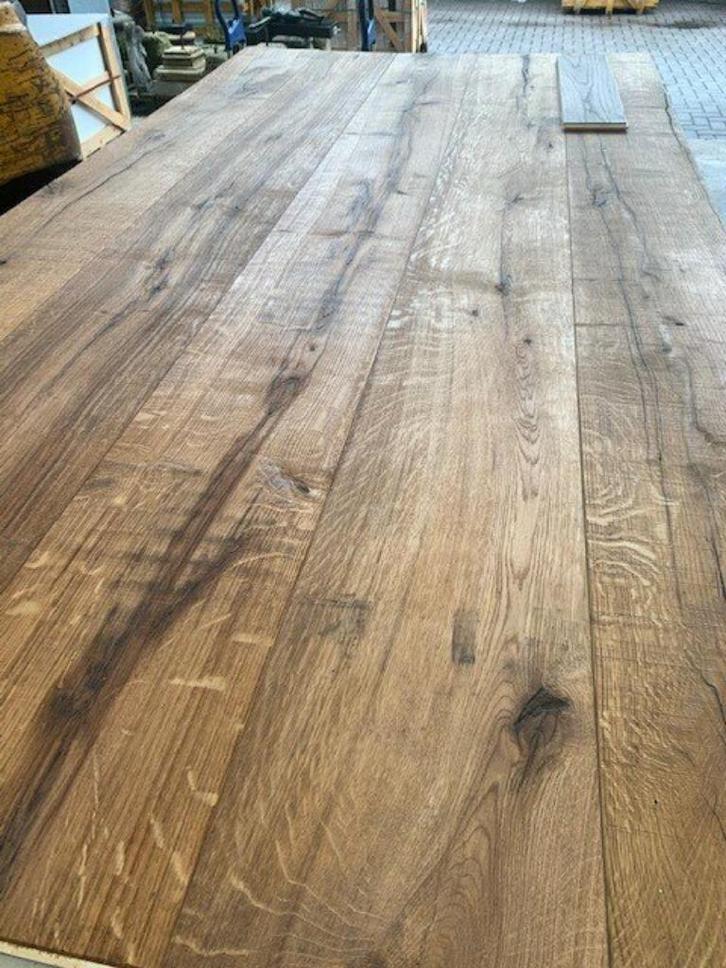 145M2 EIKEN VLOER CHATEAU ANTIEK VEROUDERD LEGKLAAR, Tuin en Terras, Bloempotten, Nieuw, Overige materialen, Overige vormen, Ophalen of Verzenden