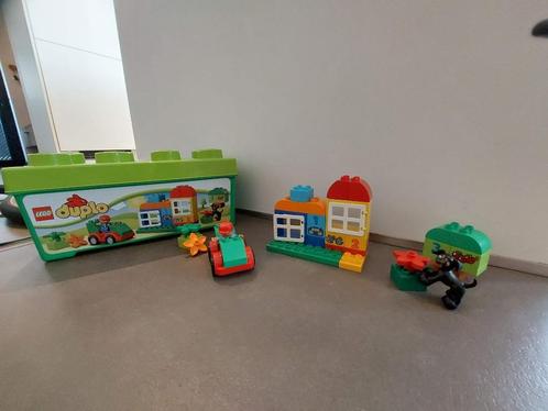 duplo set peuters volledig met handige doos, Kinderen en Baby's, Speelgoed | Duplo en Lego, Zo goed als nieuw, Duplo, Complete set