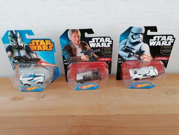 Splinternieuwe Star Wars autootjes. 8euro per stuk.  beschikbaar voor biedingen