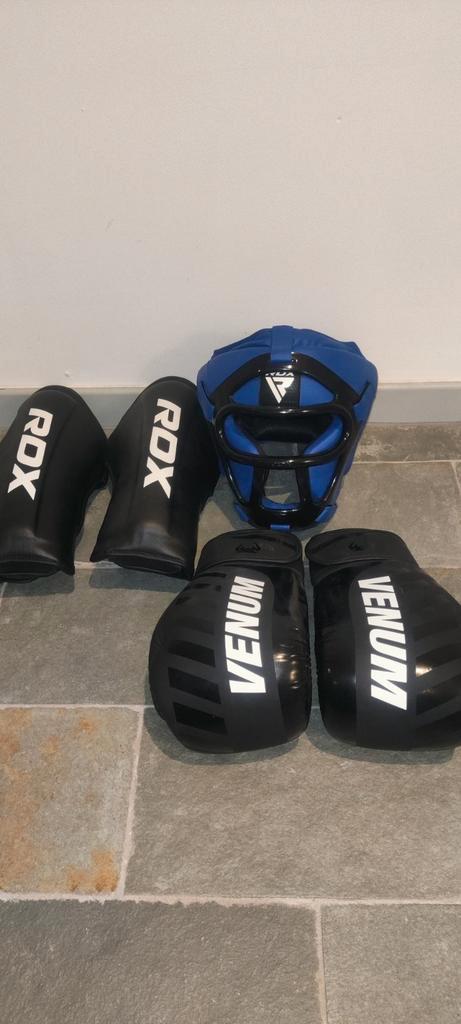 Venum handschoenen, RDX shinpads/enkel, RDX helm, Sport en Fitness, Vechtsporten en Zelfverdediging, Nieuw, Ophalen of Verzenden