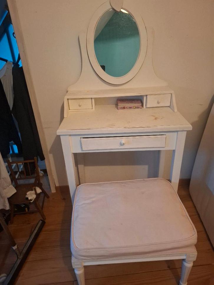 Coiffeuse, Maison & Meubles, Tables | Coiffeuses, Utilisé, Moins de 100 cm, 50 à 100 cm, Bois, Enlèvement