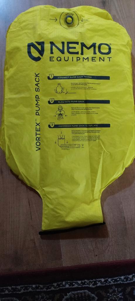 Nemo vortex pompzak, Caravans en Kamperen, Slaapmatten, Zo goed als nieuw, Ophalen of Verzenden