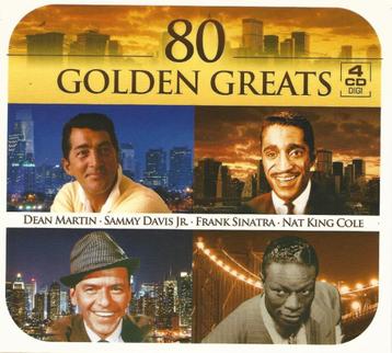 4CD-BOX * 80 GOLDEN GREATS (Martin, Davis, Sinatra, Cole) beschikbaar voor biedingen