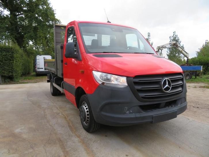 Mercedes-Benz Sprinter 514cdi - Kipper - 12/2021 - €6d, Autos, Camionnettes & Utilitaires, Entreprise, Achat, ABS, Airbags, Air conditionné