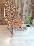 Vintage rotan (tuin) stoel - Ibiza / Boho style, Huis en Inrichting, Ophalen, Gebruikt, Riet of Rotan, Boho