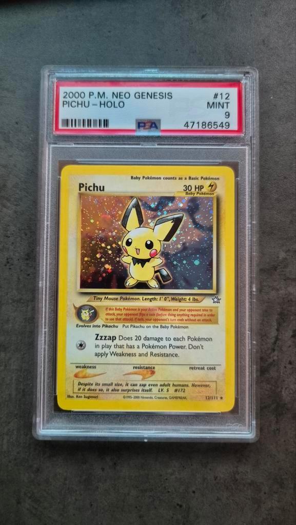 Pichu Neo Genesis PSA 9, Hobby & Loisirs créatifs, Jeux de cartes à collectionner | Pokémon, Enlèvement ou Envoi