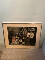 Reproductie Clavé De Musicus in aluminium kader, Enlèvement