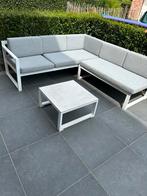 Loungeset, Ophalen, 5 zitplaatsen, Gebruikt, Aluminium