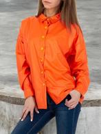 See See oversized blouse jasje knal oranje PU leer S/36, Verzenden, Nieuw, Oranje, See See