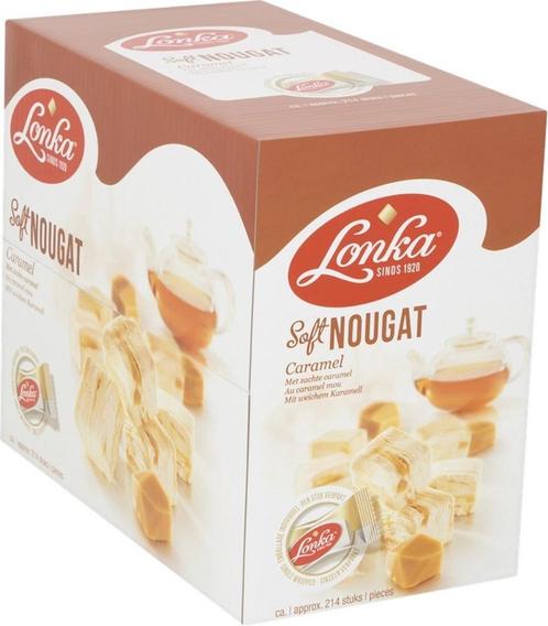 UITGOOI CARNAVAL !  PARTIJ LONKA SOFT NOUGAT CARAMEL SNOEP, Divers, Lots de brocante, Neuf, Enlèvement