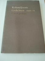 BK1. Roland Jooris Gedichten 1958-78 Lotus poëzie, Verzenden, Zo goed als nieuw, Roland Jooris, Eén auteur