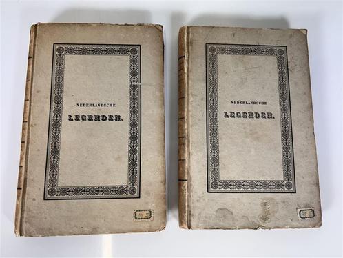A2202. Nederlandsche Legenden, 1847, deel 1 en 2, J. van Len, Boeken, Gedichten en Poëzie, Gelezen, Ophalen of Verzenden