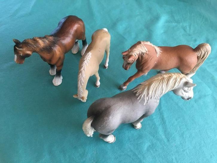 3 paarden SCHLEICH, 1 paard Collect A, Verzamelen, Dierenverzamelingen, Paard, Ophalen of Verzenden