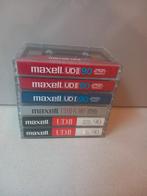6x Maxell cassettes - niet beschreven, Cd's en Dvd's, Cassettebandjes, Ophalen of Verzenden, Zo goed als nieuw
