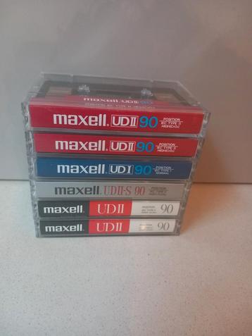 6x Maxell cassettes - niet beschreven beschikbaar voor biedingen