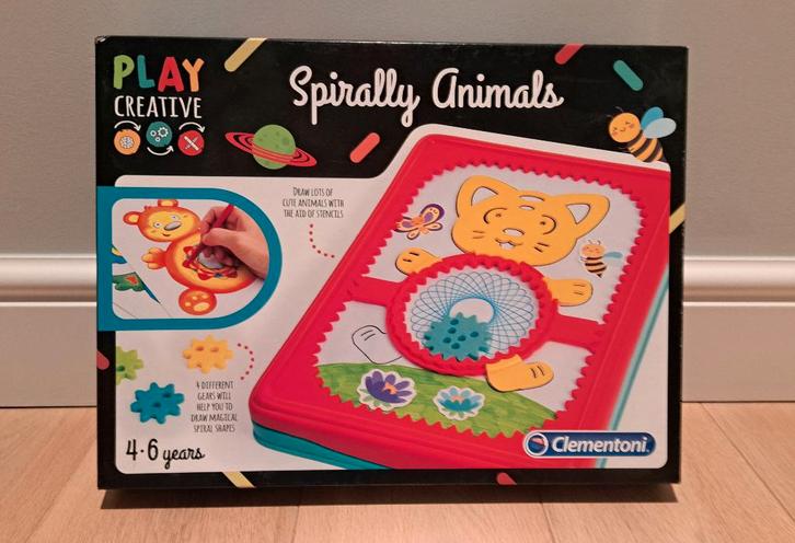 Clementoni Spirally Animals, Kinderen en Baby's, Speelgoed | Educatief en Creatief, Gebruikt, Ophalen