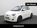 Fiat 500C 500e 42 kWh La Prima, Auto's, 4 zetels, Stof, Cabriolet, Wit