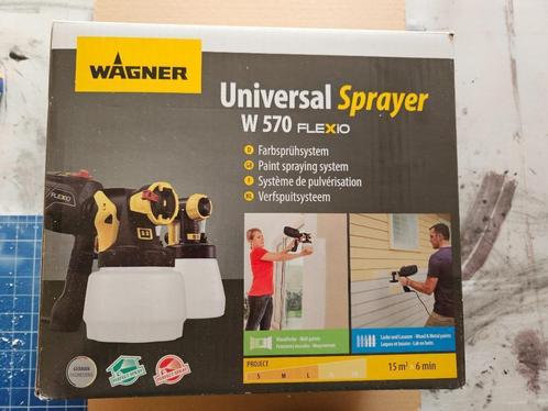 Wagner Universal spayer W 570 Flexio, Doe-het-zelf en Bouw, Schildersmaterialen, Gebruikt, Verfspuit of Verfpomp, Ophalen of Verzenden